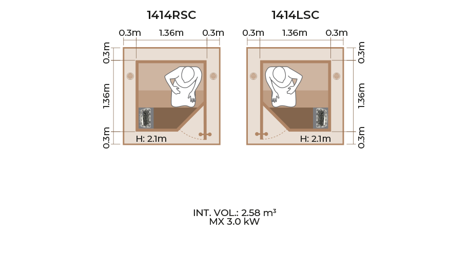 Outdoor-Sauna-Room-Horizontal-Panel-1414RSC-LSC
