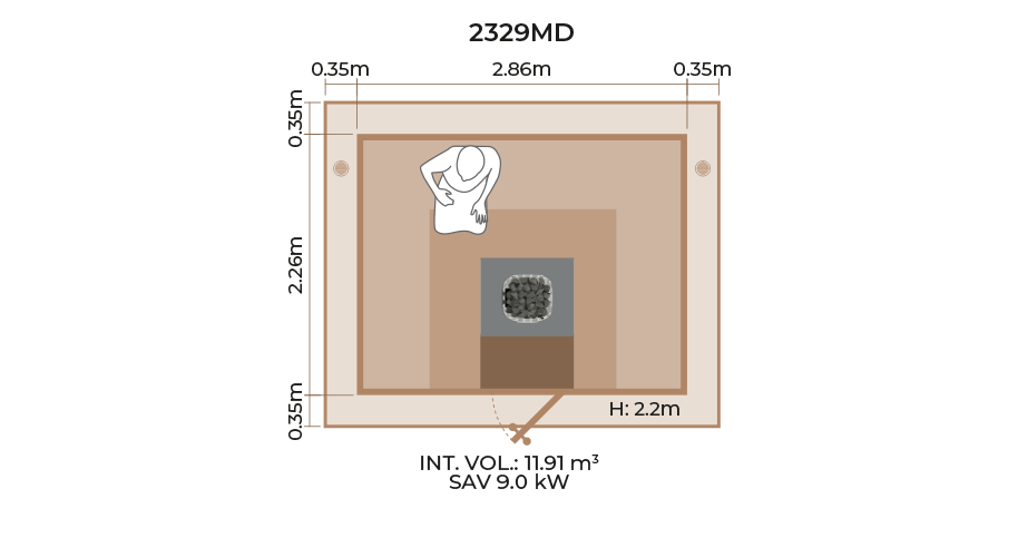 Outdoor-Sauna-Room-Horizontal-Panel-2329MD
