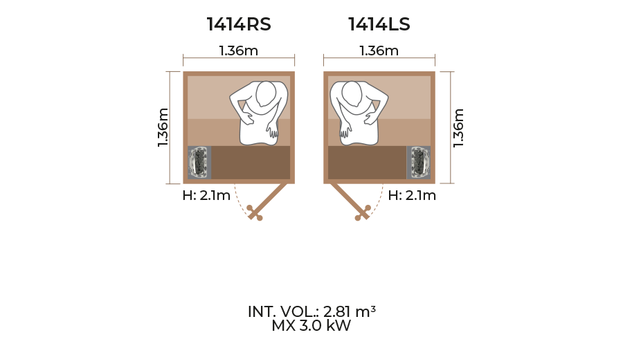 Standard-Sauna-Room-Horizontal-Panel-1414RS-LS