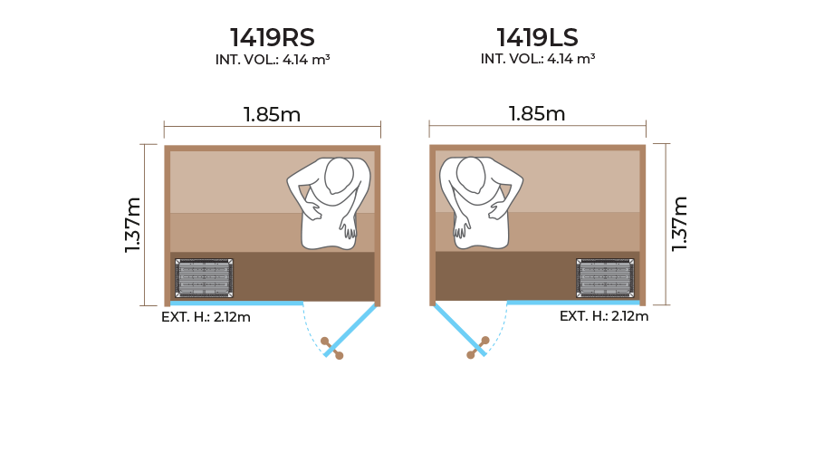 Glass-Front-Sauna-Room-Horizontal-Panel-1419RS-LS Glass-Front-Sauna-Room-Horizontal-Panel-1419RS-LS