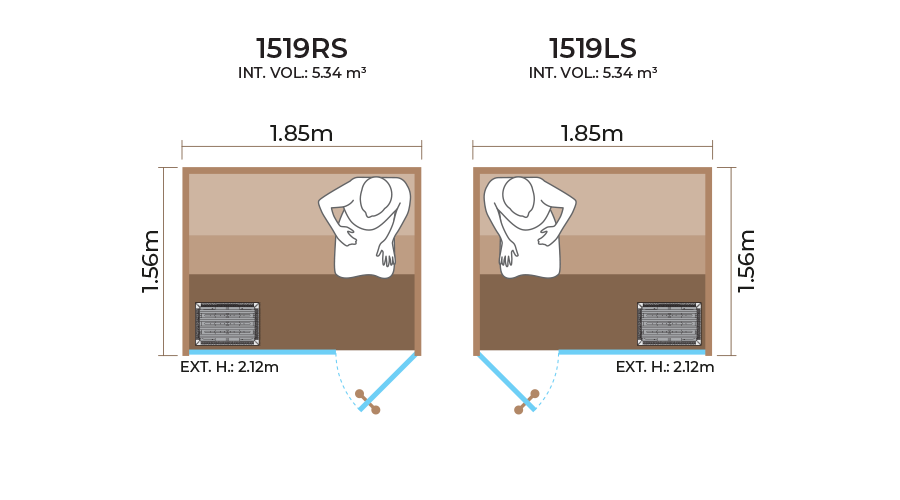 Glass-Front-Sauna-Room-Horizontal-Panel-1519RS-LS Glass-Front-Sauna-Room-Horizontal-Panel-1519RS-LS