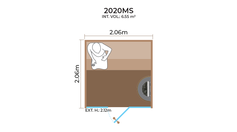 Glass-Front-Sauna-Room-Horizontal-Panel-2020MS Glass-Front-Sauna-Room-Horizontal-Panel-2020MS