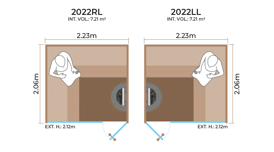 Glass-Front-Sauna-Room-Horizontal-Panel-2022RL-LL Glass-Front-Sauna-Room-Horizontal-Panel-2022RL-LL