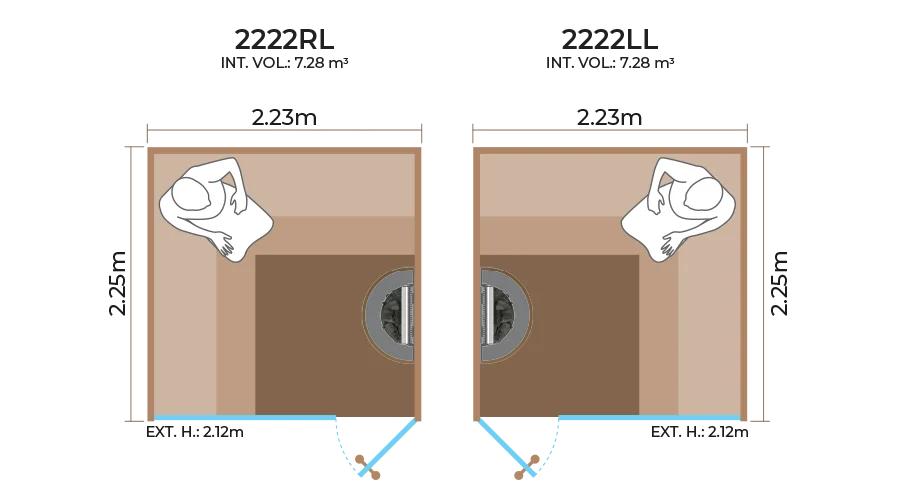 Glass-Front-Sauna-Room-Horizontal-Panel-2222RL-LL Glass-Front-Sauna-Room-Horizontal-Panel-2222RL-LL