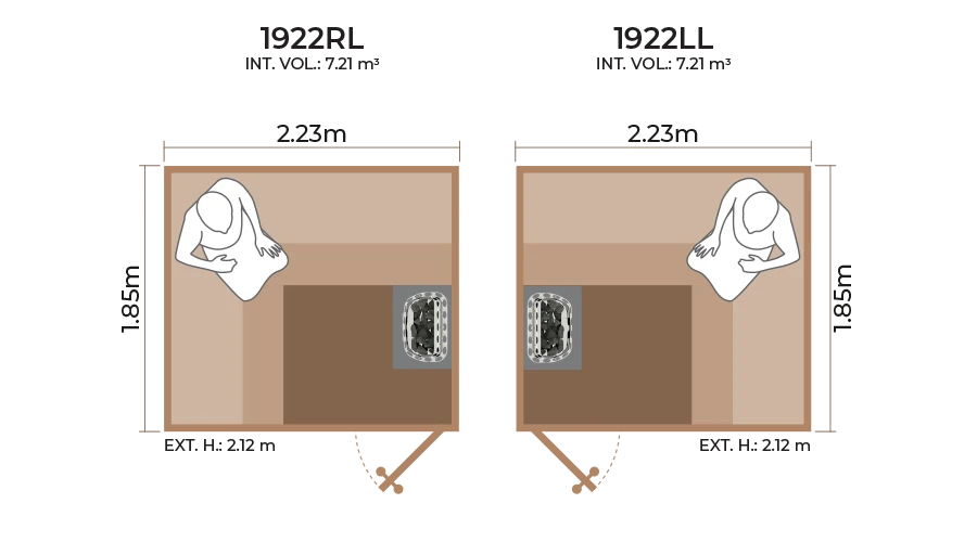 Standard-Sauna-Room--1922RL-LL