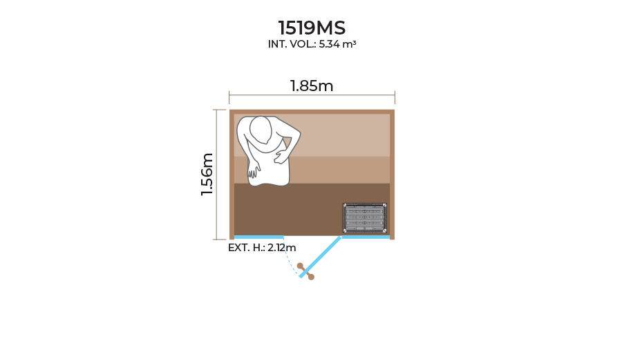 Glass-Front-Sauna-Room-Horizontal-Panel-1519MS
