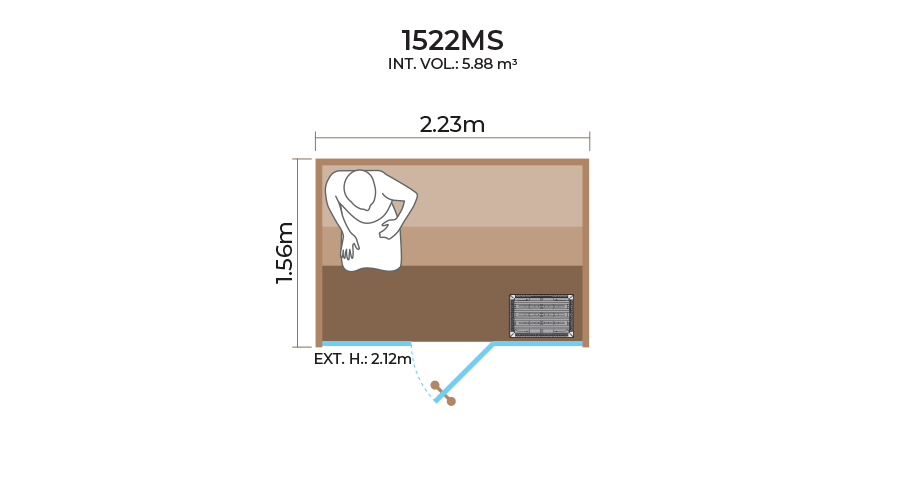 Glass-Front-Sauna-Room-Horizontal-Panel-1522MS