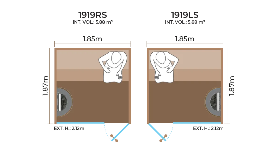 Glass-Front-Sauna-Room-Horizontal-Panel-1919RS-LS